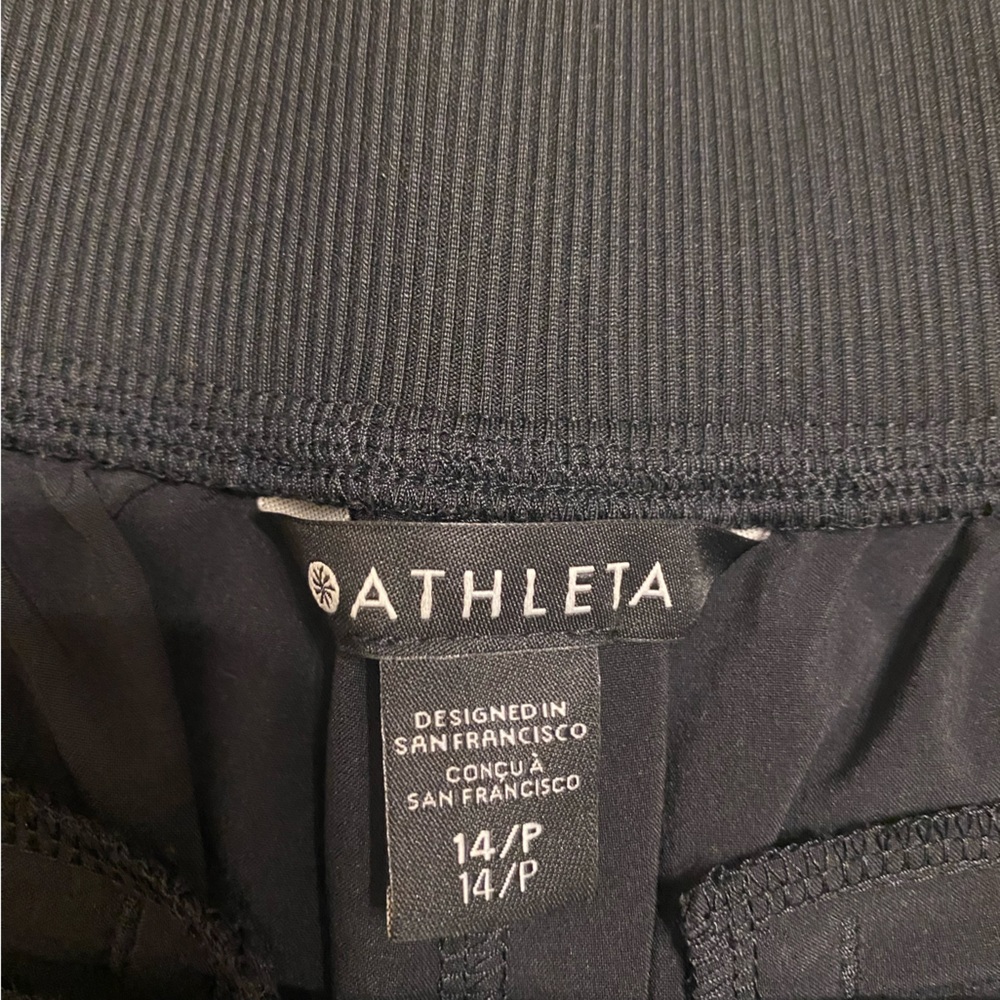 Athleta Black Brooklyn Pants 14 Petite